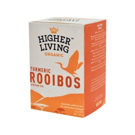 Higher Living Organic Rooibos Starmeric Organic Herbal Tea, 20 TB (Organic, Individually Packaged)