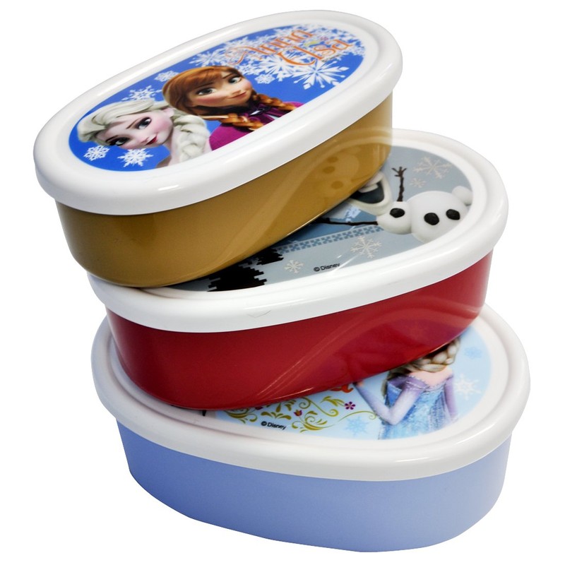 シール容器 保存容器 弁当箱 小物入れ 3Pセット アナと雪の女王 SRS3S