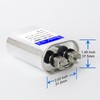7.5 uF 7.5 MFD ±6% 370V/440V CBB65 AC Capacitor, Dual