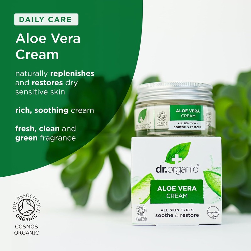 Organic Doctor Organic Aloe Vera Concentrated Cream, 1.7 fl.oz.