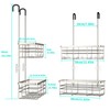 HapiRm Hanging Shower Caddy Organizer - No Drilling Shower Organizer