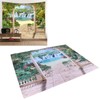 Landscape Tapestry 7.5x5.9ft Polyester Fiber Durable Background Wall Hanging Decorative