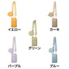 [Boscogno] スマホショルダー 財布 PUレザー レディース 軽量 長さ調節 コインケース 縦型 取り外し可能な小銭入れ