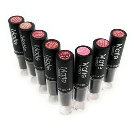 Nabi Cosmetics Professional Matte Lipstick Set of 8 Premium Colors - Gloss Lipgloss Makeup Cherry