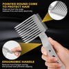 2 Pack Fade Comb Set for Men, Professional Barber Comb