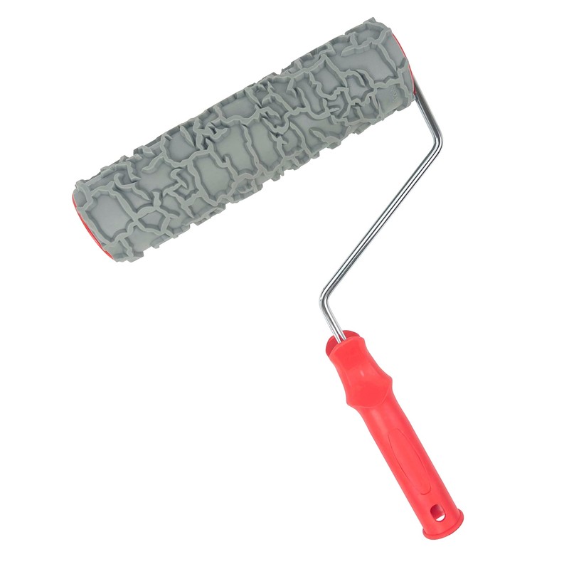 Nichiyo 10'' Patterned Paint Roller for Wall Decoration Classic Brick