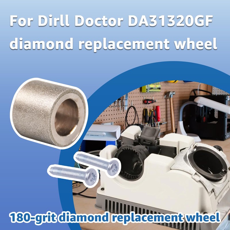 180 Grit Diamond Wheel for Drill Doctor XP, 350X,500X, 750X