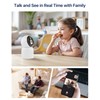 ZOSI 4K WLAN Surveillance Camera with 1.44 Inch Monitor, 8MP