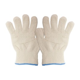 Tabanzhe Oven Gloves Heat Resistant Baking Gloves Kitchen Oven Mitts Non-Slip and Reusable Double-Layer Oven Gloves with Finger for Cooking Baking BBQ Grilling,1 Pair