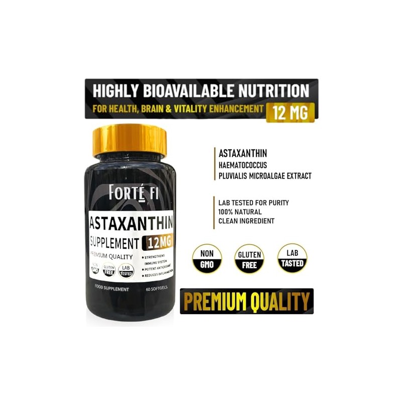 Astaxanthin – High Strength Astaxanthin Antioxidant Supplements for Skin, Eye