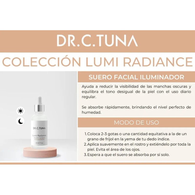 Suero facial iluminador. Lumi Radiance. Farmasi