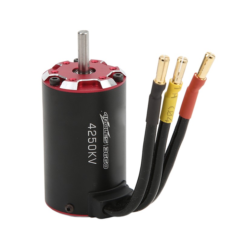 V2 3660‑4250KV Supersonic Brushless 4 Pole Motor with Temperature Sensor