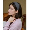 axy Breiter Haarreif aus geripptem Stoff Wunderschön Damen Stirnband Haarschmuck