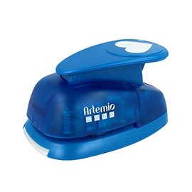Artemio VIHCP307 Giant Heart Lever Punch, Blue, 13x8 cm