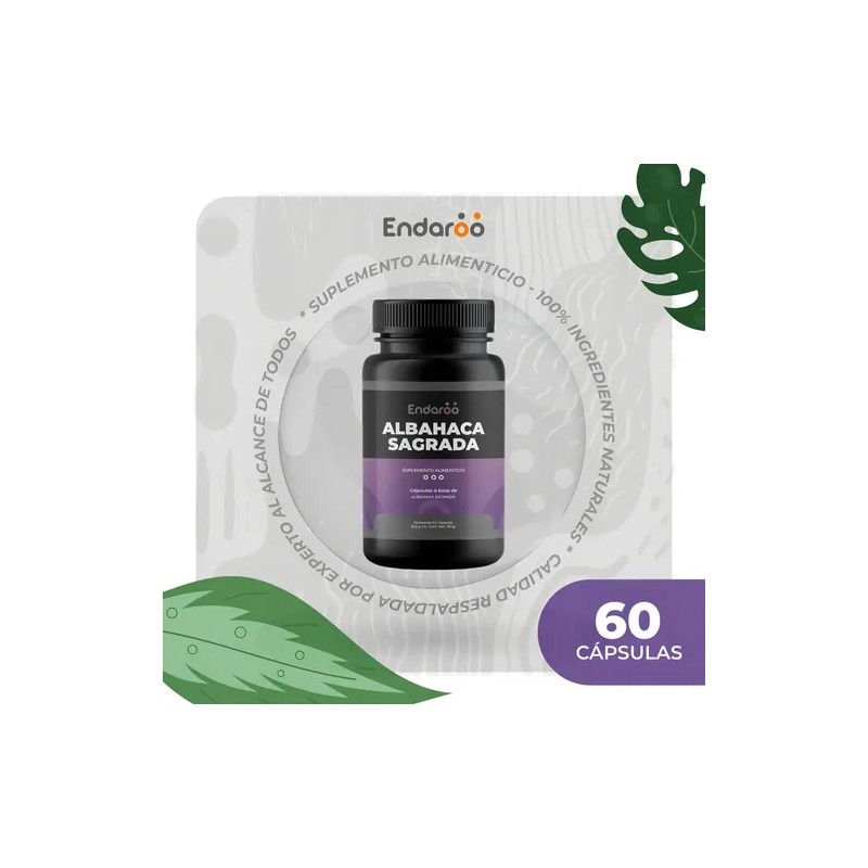 Albahaca Sagrada 60 Capsulas 500 Mg Tulsi