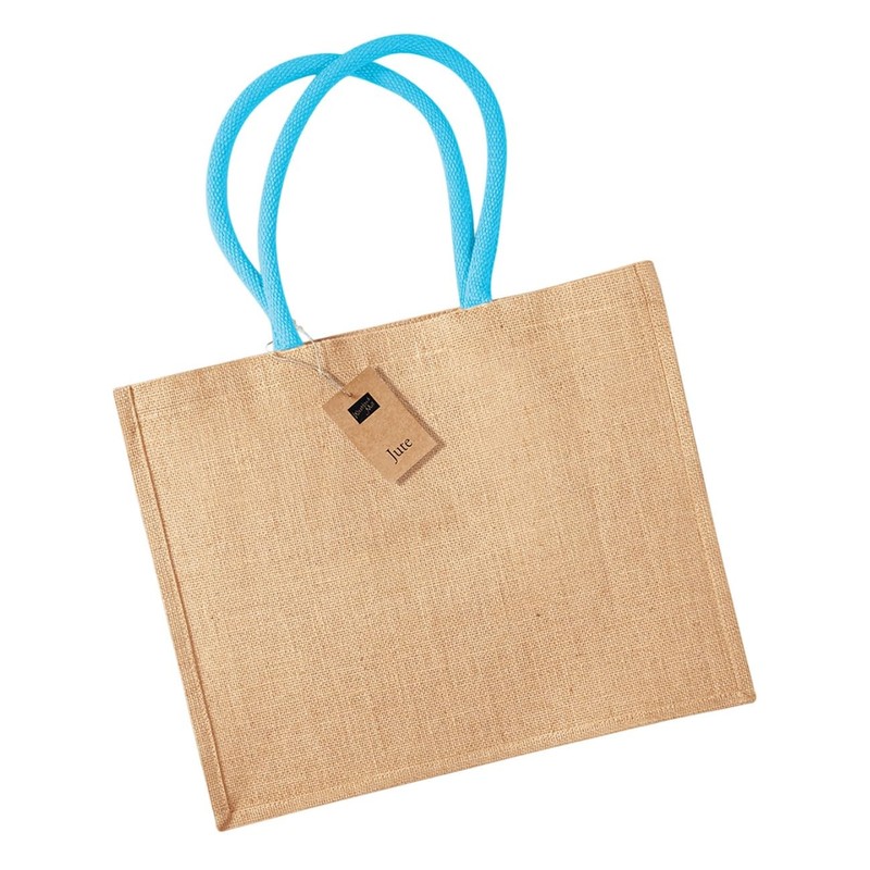 Westford Mill classic jute shopper, natural, 42 x 33 x