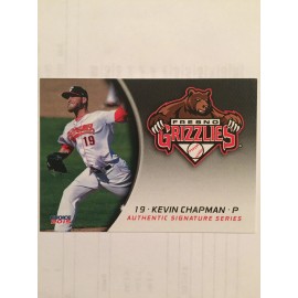 2015 Fresno Grizzlies Kevin Chapman Rookie Houston Astros