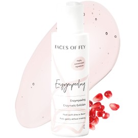 FACES OF FEY Enzyme Peeling - Clarifying Enzymatic Exfoliator with Enzymes of Pomegranate, Papaya & Mango for Pure Skin - 100 ml Liquid Exfoliator