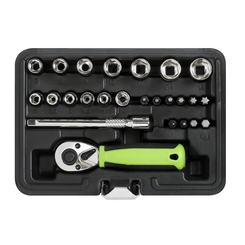 Sealey 1/4" Sq Drive Socket Set - Metric 25pc S01233