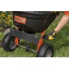 Agri-Fab Broadcast Spreader 45-0576, 110 lb Capacity, Orange/Black