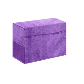 Hapihom Sewing Machine Cover with Storage Pockets,Universal Sewing Machine Dust Cover Compatible with Most Standard Sewing Machines 18x8.3x12.6in Purple