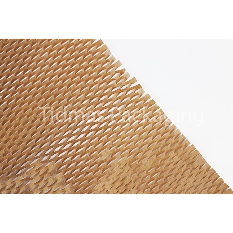 Honeycomb Brown Paper Bubble Gift Wrap 380mm Protective Cushioning Roll