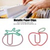 100pcs Paper Clips Increased Slip Resistance Rust Prevention Portable Metallic