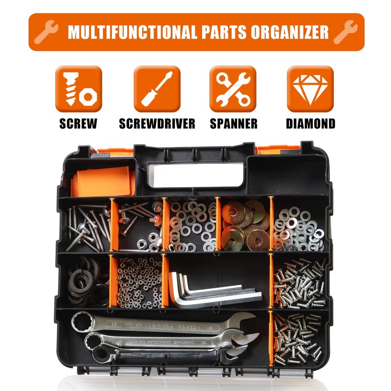 BIG RED AG322R Torin Double Sided Tool and Hardware Storage