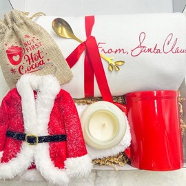 Christmas Gift Box Santa Claus Sweatshirt Unisex Christmas Decor Holiday Sweatshirt Winter Clothes Gift Box Sister Present Best Friend Gift Box Christmas Merchandise Santa Claus Sweater Christmas Ornament Holiday Gift Basket Present - Size: Small