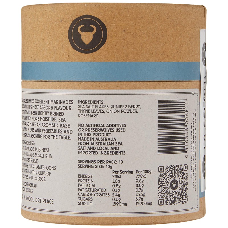 Olsson Wild Thing Sea Salt Rub 100 g