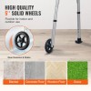 3-in-1 Adjustable Height & Width Lightweight Aluminum Folding Walker on