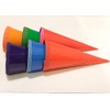 18 (3x 6pcs) Decorative School Cone, Decorative Bags, 12 cm