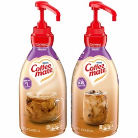 Coffee mate Sweetened Original Liquid Creamer Pump Bottle - Gluten-Free - Sweetened Original Flavor - 50.72 fl oz (1.50 L) - 2/Carton - 300 Serving