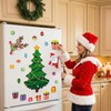 Magnetic Christmas Tree for Refrigerator, Soft Magnetic Set, Reusable Holiday