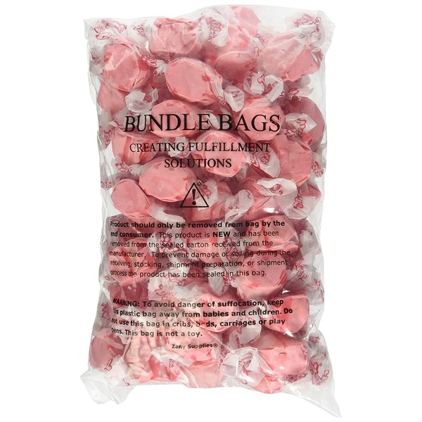 Strawberry Gourmet Salt Water Taffy 1 Pound Bag