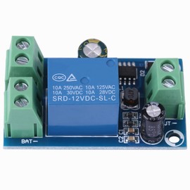 Módulo de interruptor de alimentación de CC, 12V 24V 36V 48V 10A Batería Fuente de alimentación Interruptor automático Cambio de batería de emergencia Cambio