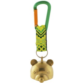 BOHKEN CLUB AY-25 Kumabel Silencing Kokuma Chan Bell, Small, Aluminum