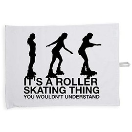 Hippowarehouse It's a roller skating thing you would not understand Tea Towel Eco Printed Dish Cloth Kitchen accessory 50cmx70cm 100% Cotton