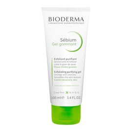 BIODERMA, Sébium Gel Exfoliante Purificante, Limpiador Facial para Imperfecciones, Skincare Piel Grasa o Mixta, 100ML