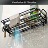 LBTING Sponge Holder for Kitchen Sink, Wall Mounted Sink Caddy