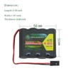 GEILIENERGY NiMH Receiver RX Battery with Hitec Connectors 4.8V 2000mAh