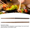 Foldable Wood Chopsticks Portable Detachable Wooden Flatware Chopsticks for Outdoor