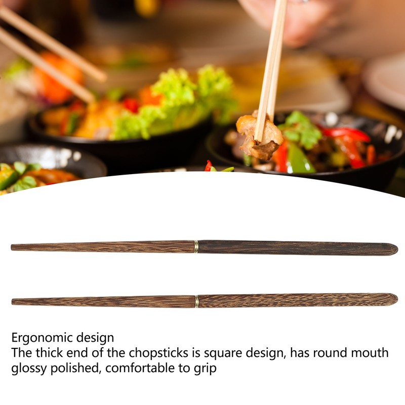 Foldable Wood Chopsticks Portable Detachable Wooden Flatware Chopsticks for Outdoor