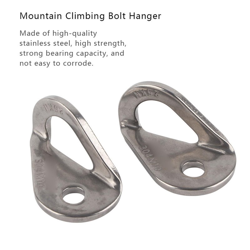 2Pcs Climbing Bolt Hanger 304 Stainless Steel Expansion Bolts Hardware