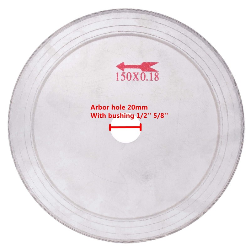 ILOVETOOL 6 inch Thin Edge Wet Diamond Blade Disc Lapidary