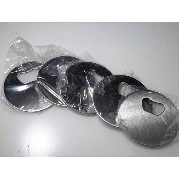 World of Texas Lot of (5) New Stainless Steel Round