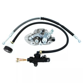 ALTAYE Rear Brake Master Cylinder Caliper & Hose for YAMAHA Raptor 700 700R 2013-2023