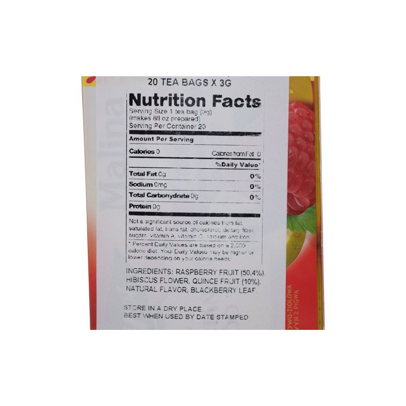 Herbapol Herbaciany Ogrod Raspberry with Quince Tea 60g
