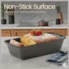 Loaf Pan Set 4-Piece - Deluxe Nonstick Carbon Steel Bakeware