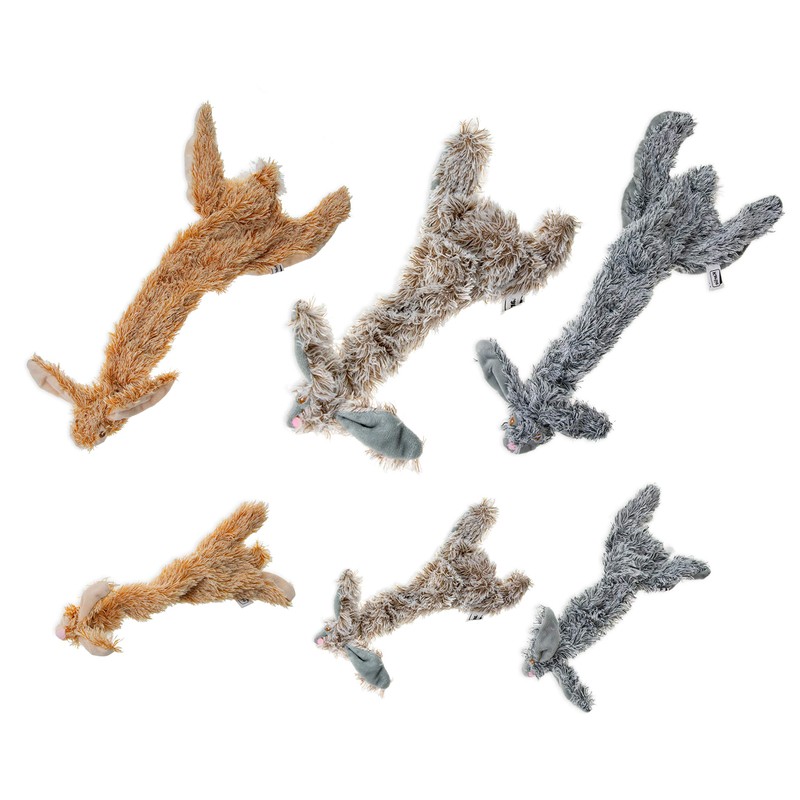 Karlie Plüschspielzeug Flatinos Hase L: 30 cm beige